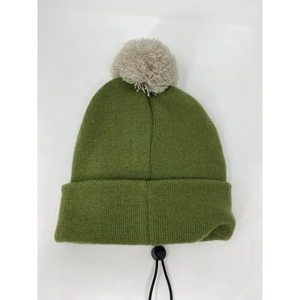 Pawsitively Fun Owner and Pet Beanie Hats Rule Maker Breaker Green Pom Pom NWT